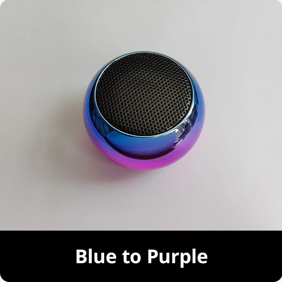 Mini Bocina Bluetooth Portátil M3 Metalizada con Subwoofer