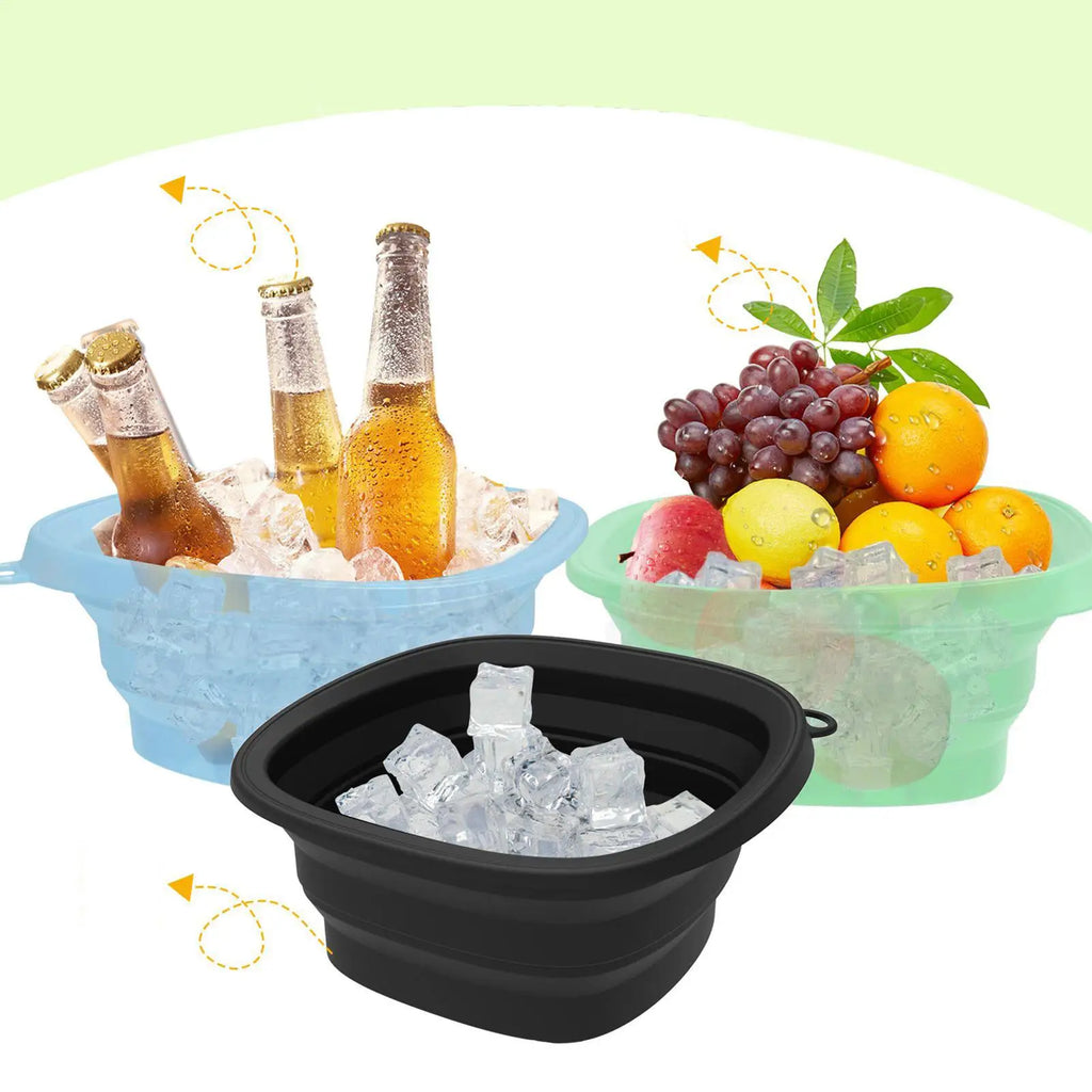 Foldable Facial Ice Bath Bowl