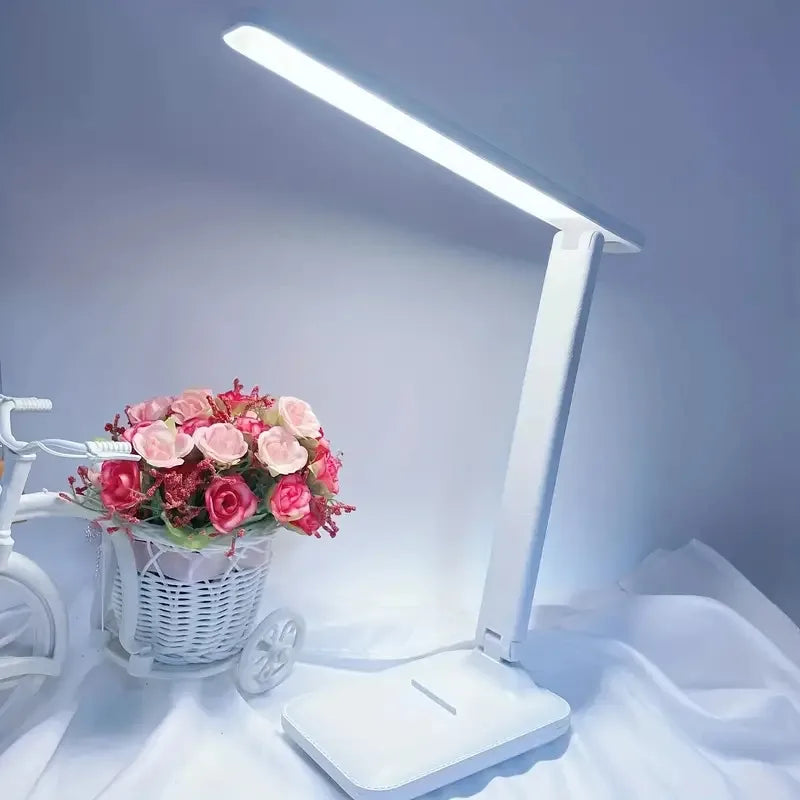 Foldable LED Desk Lamp — Touch Control, 3 Light Modes