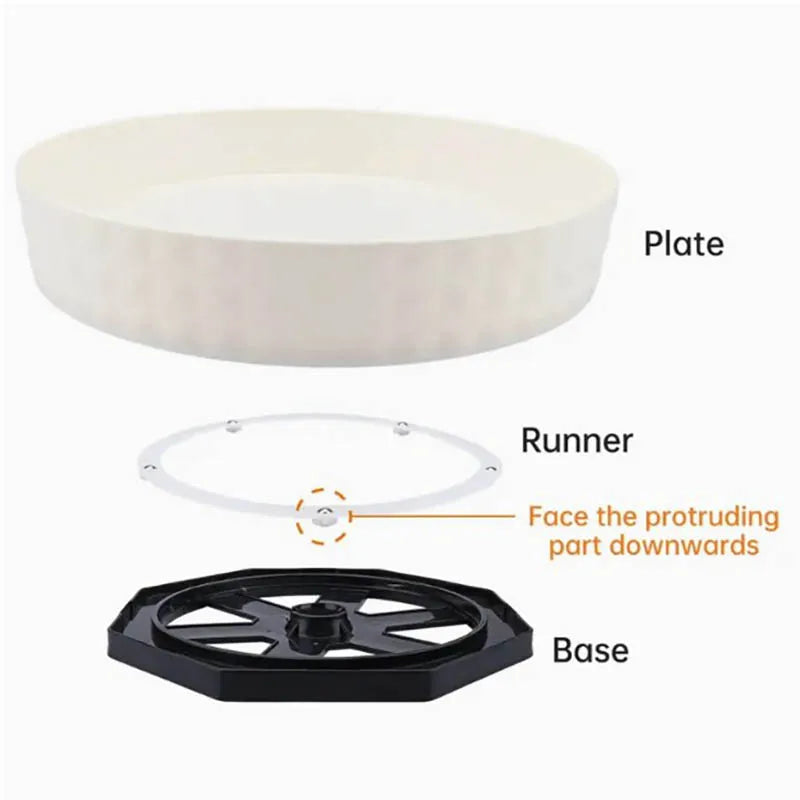 360° Rotating Storage Organizer — For Kitchen, Bathroom & Vanity