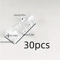 Clear Cable Clips — Adhesive Cord Organizers for Desk & Wall