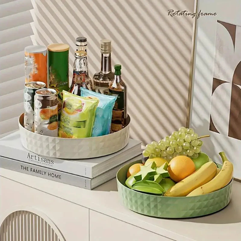 360° Rotating Storage Organizer — For Kitchen, Bathroom & Vanity