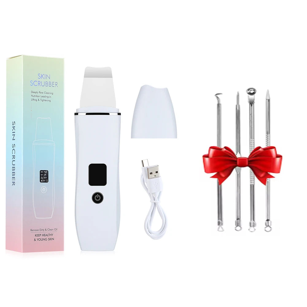 Ultrasonic Skin Scrubber & Pore Cleanser Device