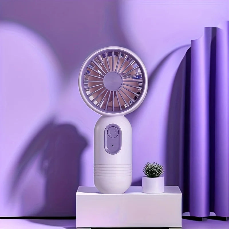 Ultra-Portable USB Mini Handheld Fan (Pack of 3) – 3-Speed Rechargeable Pocket Cooling Fan