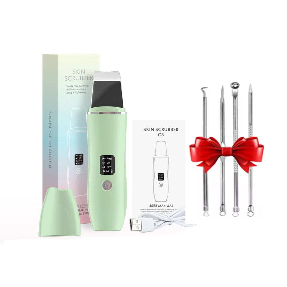 Ultrasonic Skin Scrubber & Pore Cleanser Device