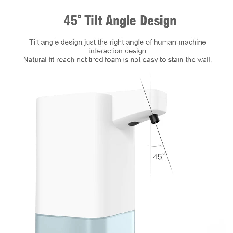 Touchless Automatic Foaming Soap Dispenser - USB Rechargeable Sensor Pump (400mL)