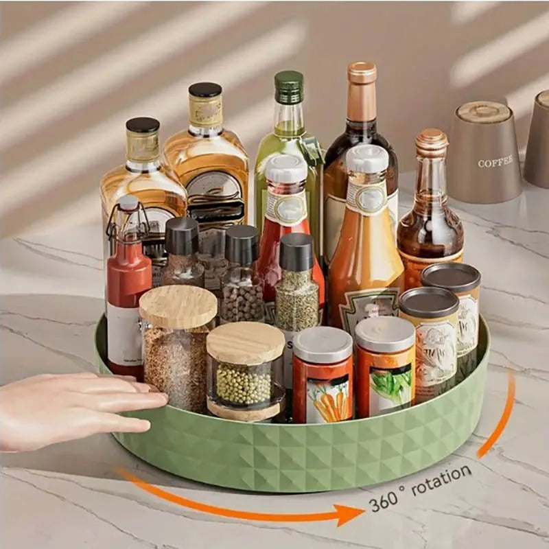 360° Rotating Storage Organizer — For Kitchen, Bathroom & Vanity