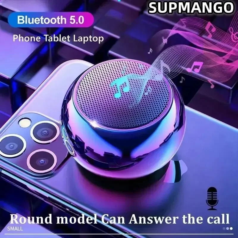 Mini Bocina Bluetooth Portátil M3 Metalizada con Subwoofer