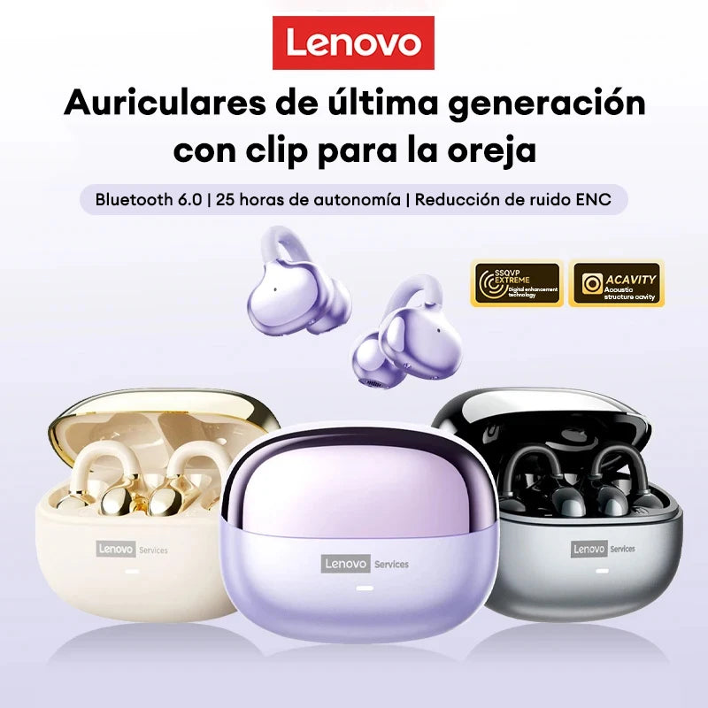 Lenovo Wireless Bluetooth Earphones with Active Noise Cancelling