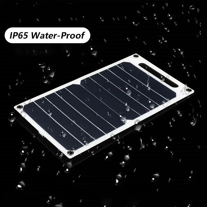 Portable 30W Waterproof Solar Panel Charger for Outdoor Camping & Hiking