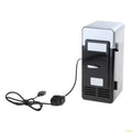 Portable Mini USB Fridge & Beverage Cooler - Compact Desktop & Car Drink Refrigerator
