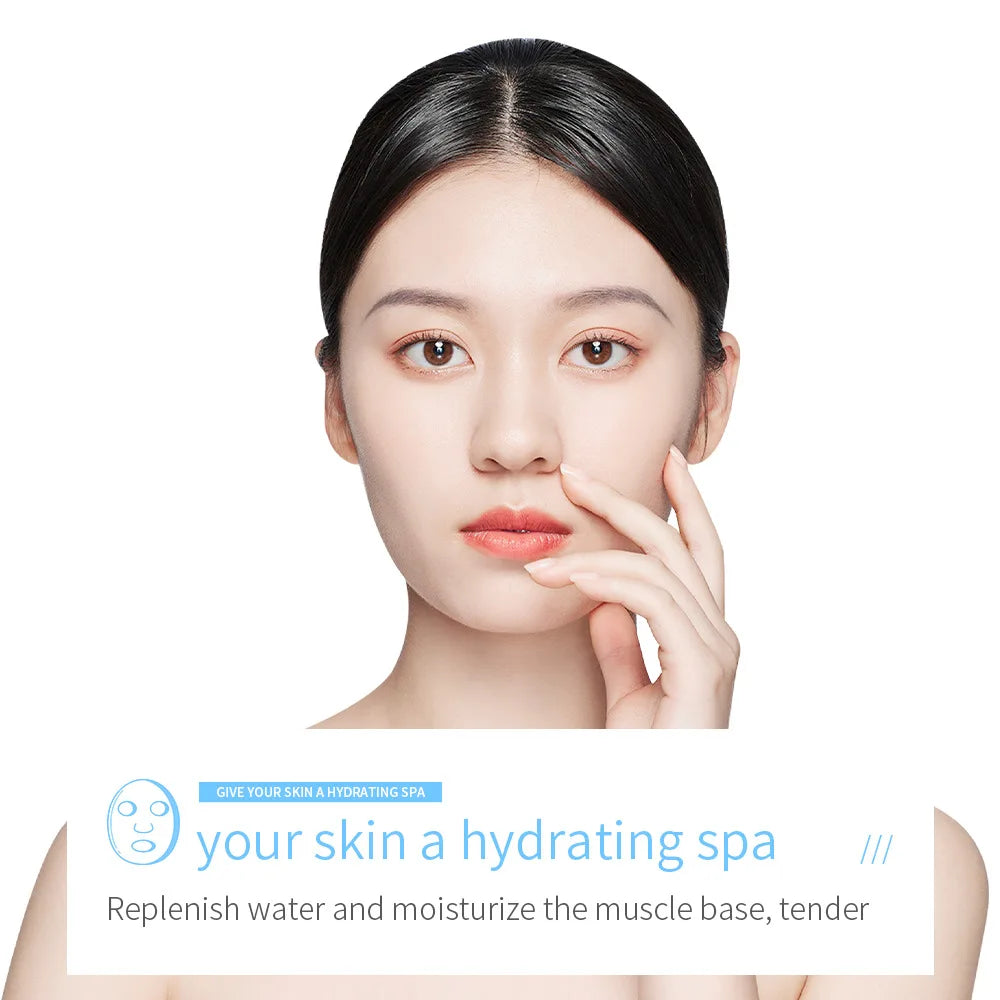 Hydrating & Rejuvenating Facial Sheet Mask Set (20 Pcs) – Vitamin C, Collagen, Hyaluronic Acid & Centella