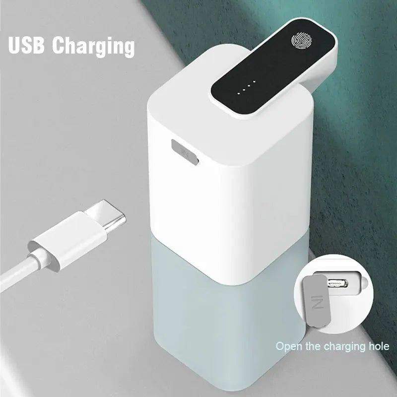 Touchless Automatic Foaming Soap Dispenser - USB Rechargeable Sensor Pump (400mL)