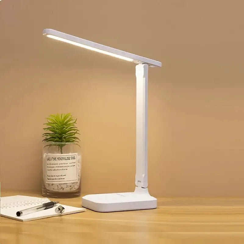 Foldable LED Desk Lamp — Touch Control, 3 Light Modes