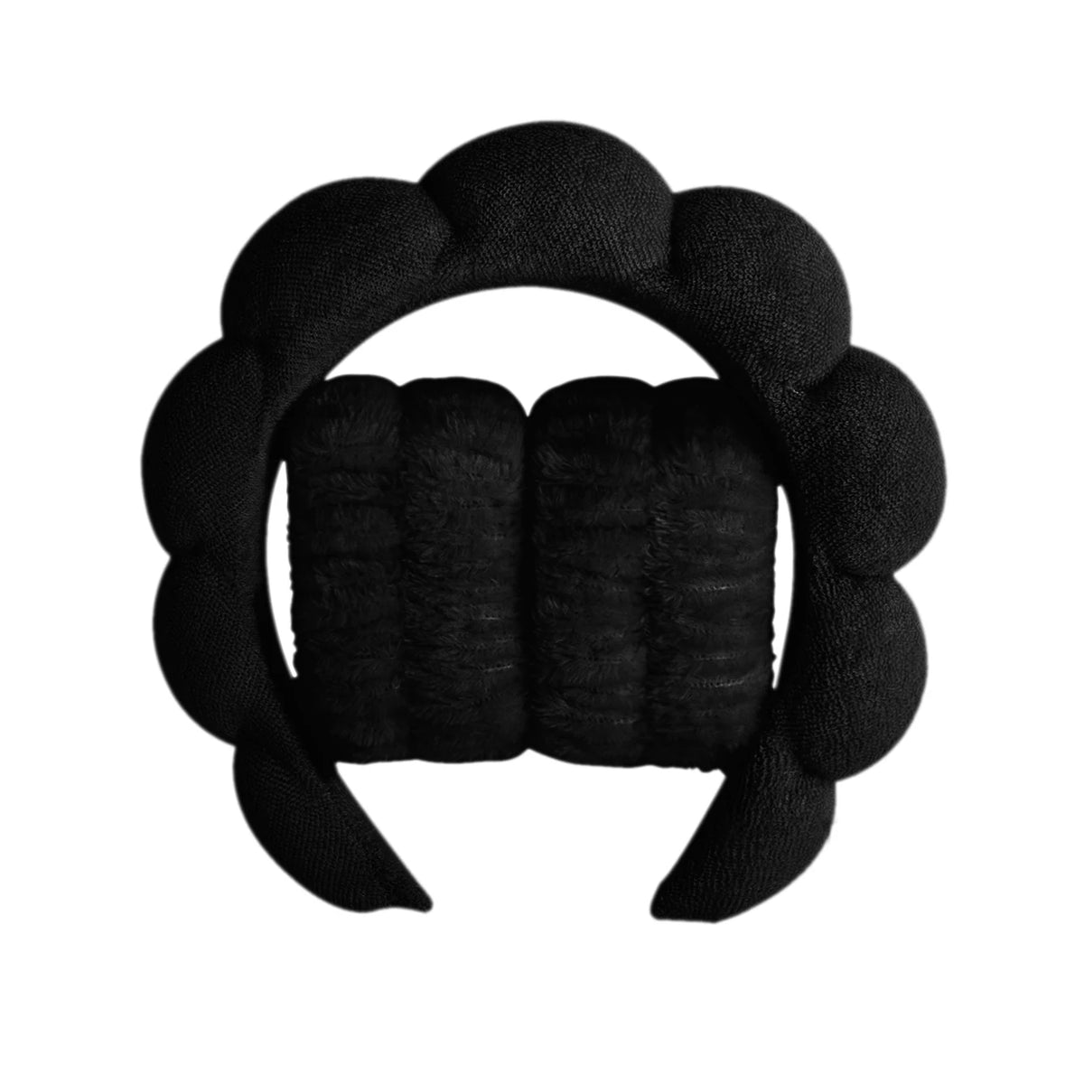 Spa Headband and Wristband Set for Face Washing