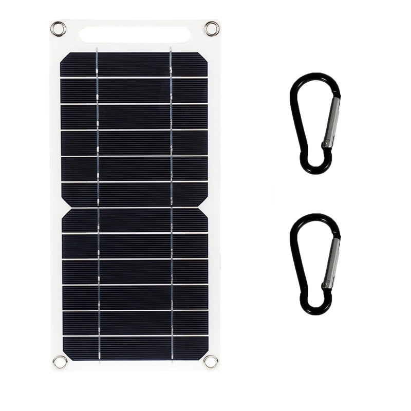 Portable 30W Waterproof Solar Panel Charger for Outdoor Camping & Hiking