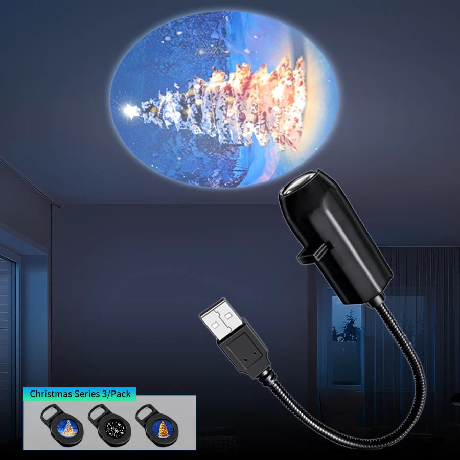 USB Galaxy & Theme LED Projector Lamp
