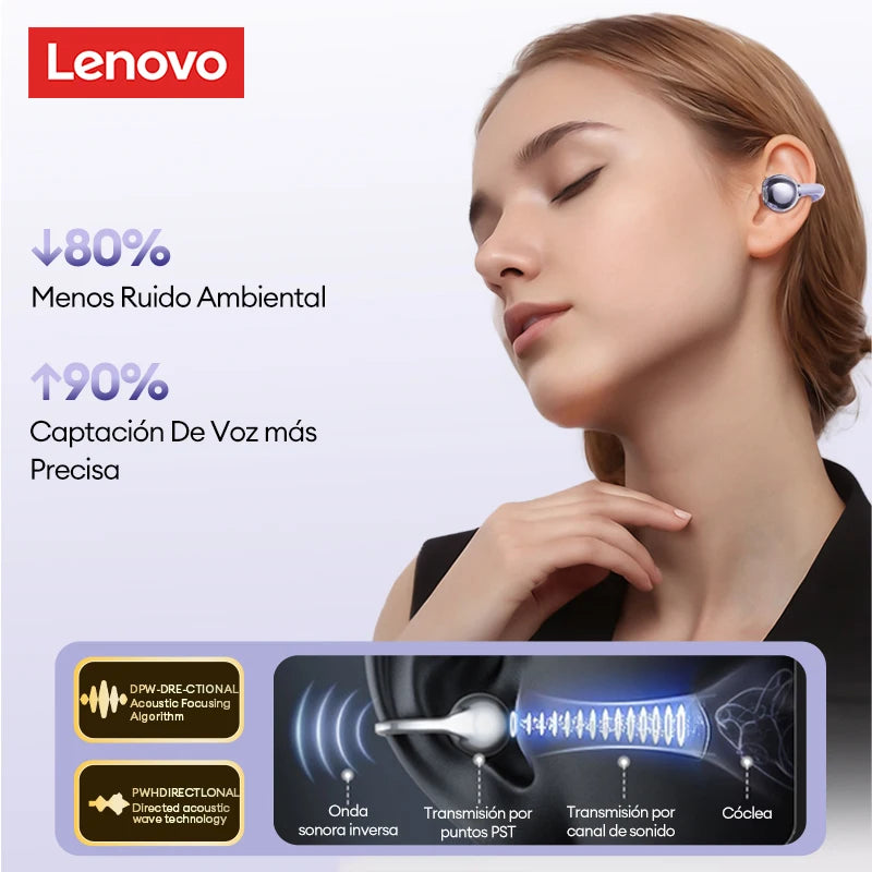 Lenovo Wireless Bluetooth Earphones with Active Noise Cancelling