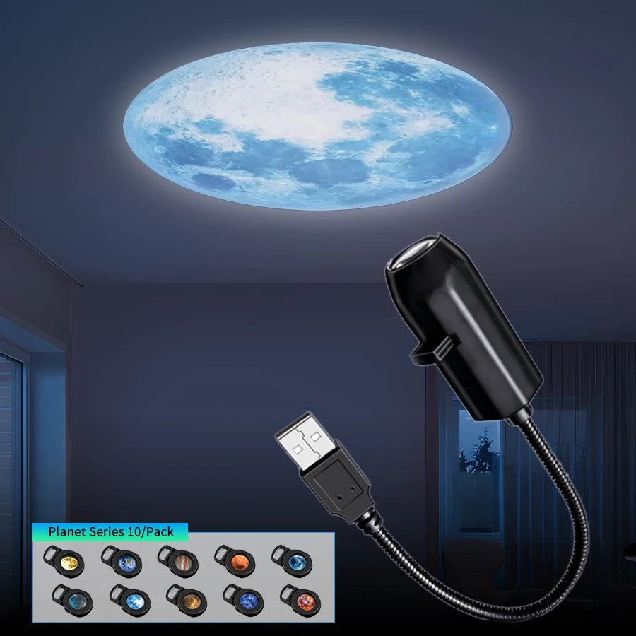 USB Galaxy & Theme LED Projector Lamp