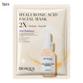 Hydrating & Rejuvenating Facial Sheet Mask Set (20 Pcs) – Vitamin C, Collagen, Hyaluronic Acid & Centella