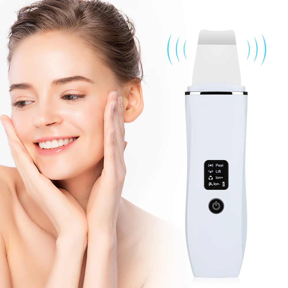 Ultrasonic Skin Scrubber & Pore Cleanser Device