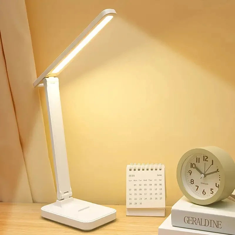 Foldable LED Desk Lamp — Touch Control, 3 Light Modes