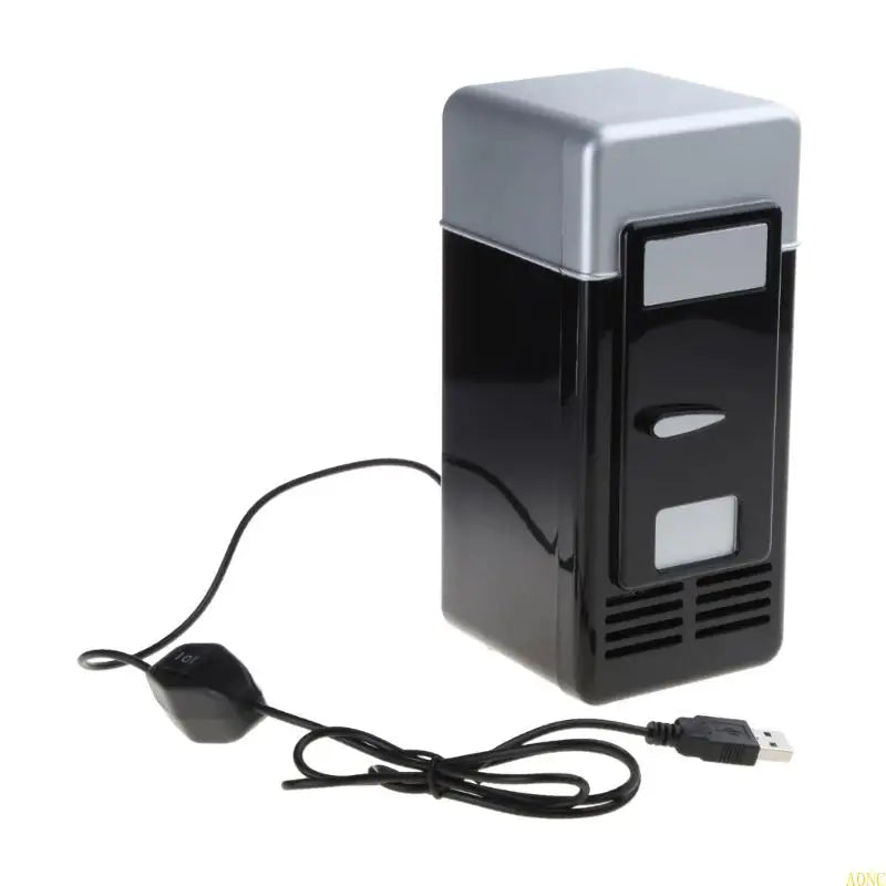 Portable Mini USB Fridge & Beverage Cooler - Compact Desktop & Car Drink Refrigerator