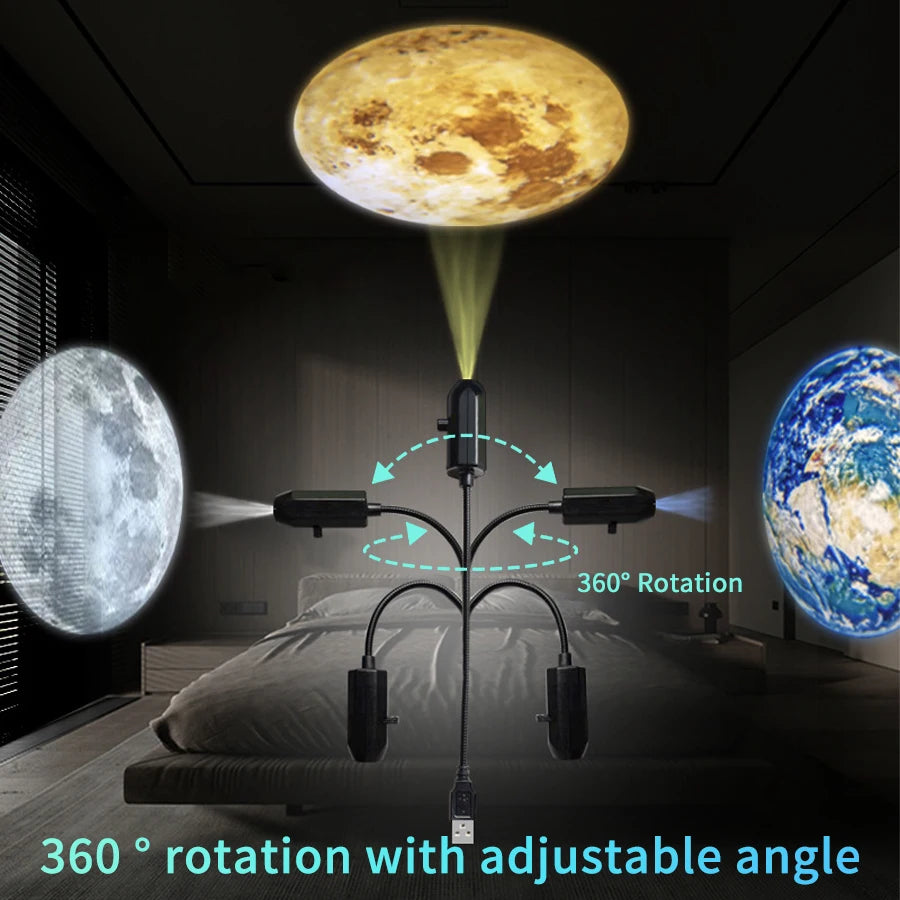 USB Galaxy & Theme LED Projector Lamp