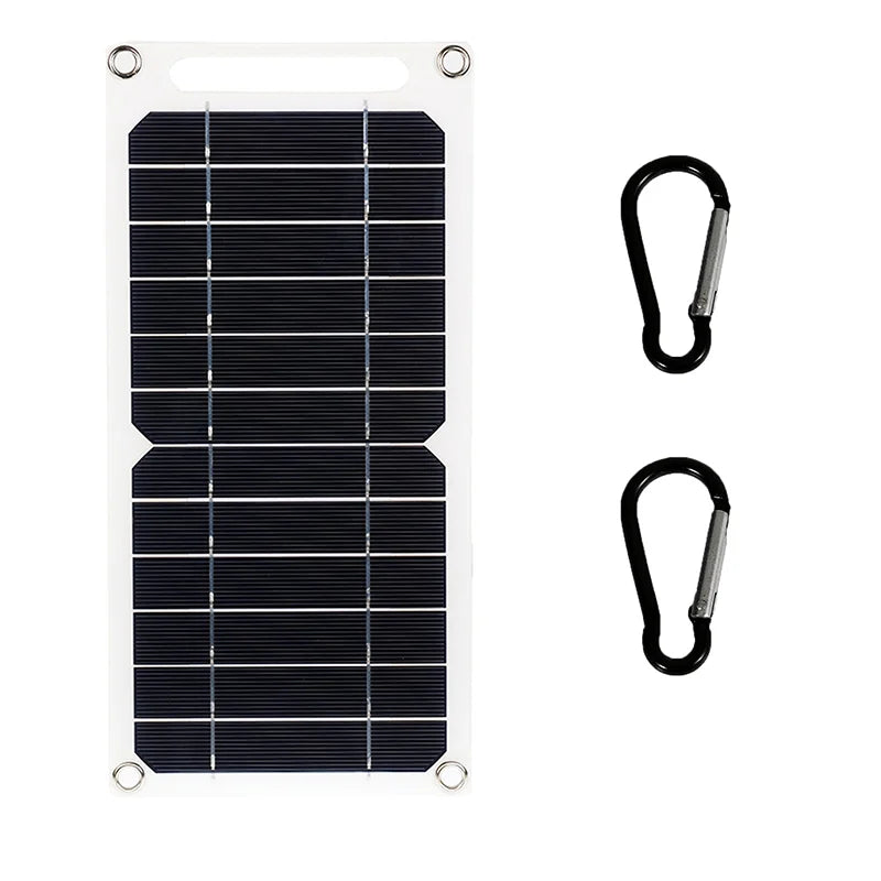 Portable 30W Waterproof Solar Panel Charger for Outdoor Camping & Hiking