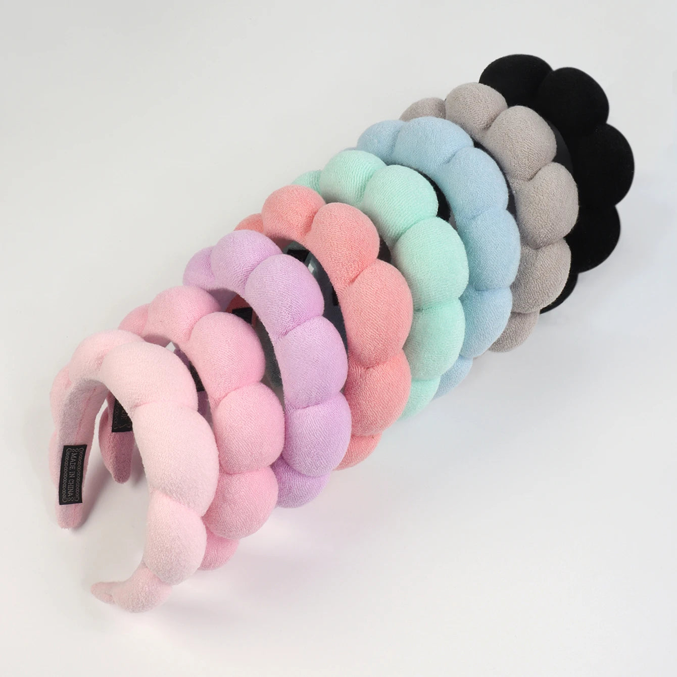 Spa Headband and Wristband Set for Face Washing