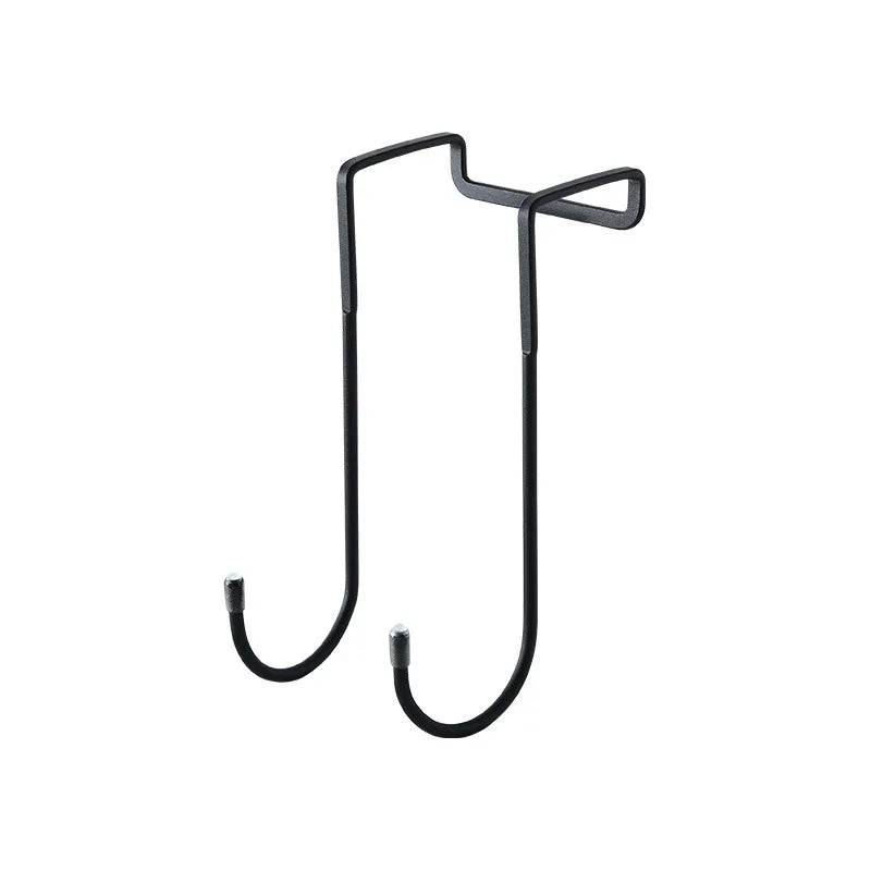Over-the-Door Double S-Hook Hanger - Heavy Duty Stainless Steel Organizer
