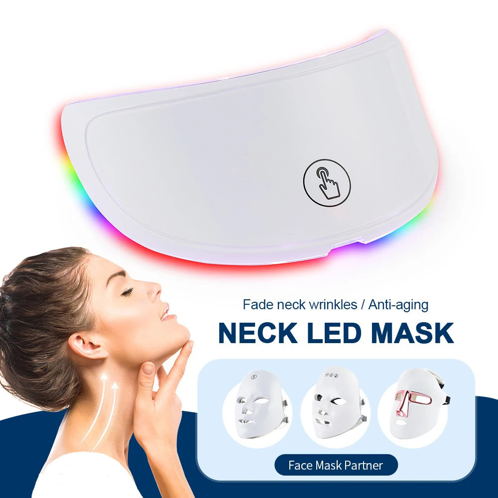 Máscara Facial LED de Fototerapia 7 Colores e Infrarrojo