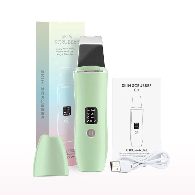 Ultrasonic Skin Scrubber & Pore Cleanser Device