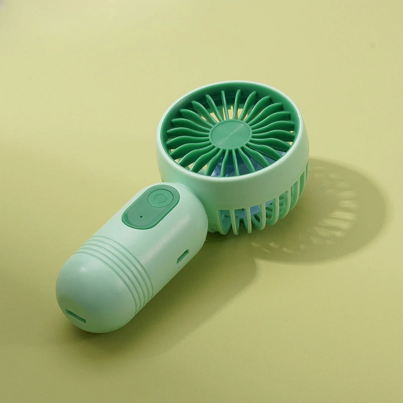Ultra-Portable USB Mini Handheld Fan (Pack of 3) – 3-Speed Rechargeable Pocket Cooling Fan