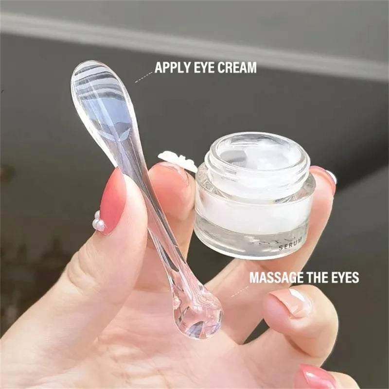 Mini Cosmetic Spatula & Eye Cream Applicator Set - Facial Mask Scoop Roller