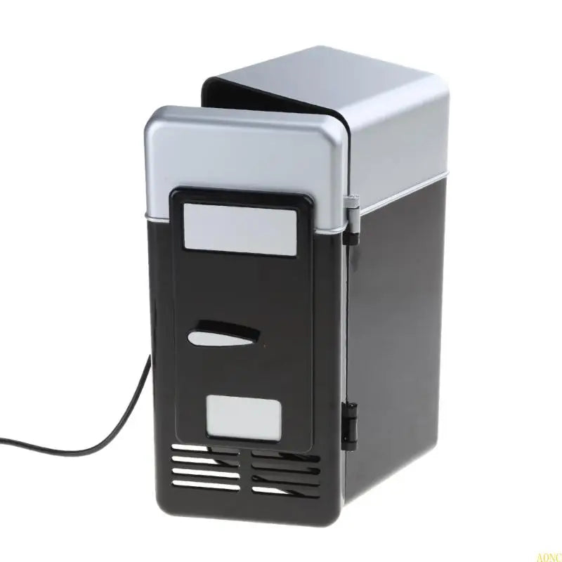 Portable Mini USB Fridge & Beverage Cooler - Compact Desktop & Car Drink Refrigerator