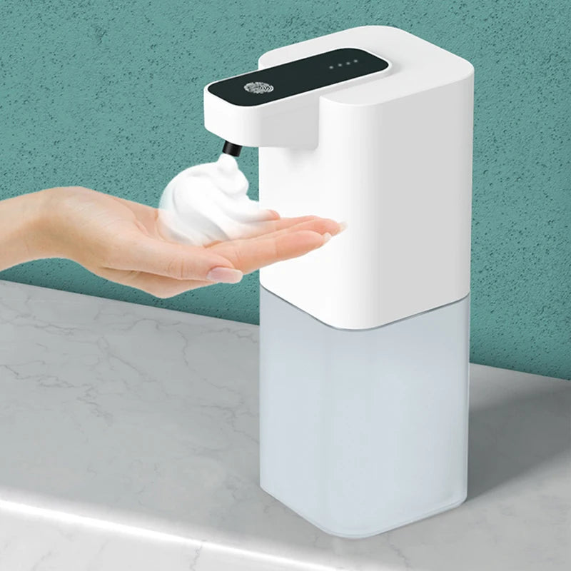 Touchless Automatic Foaming Soap Dispenser - USB Rechargeable Sensor Pump (400mL)