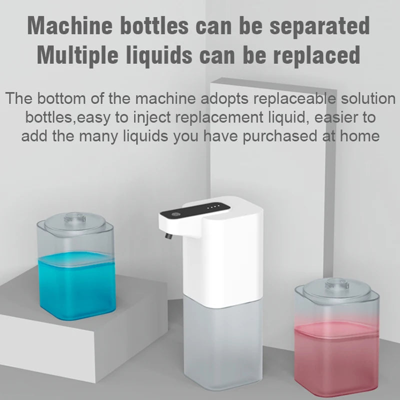 Touchless Automatic Foaming Soap Dispenser - USB Rechargeable Sensor Pump (400mL)